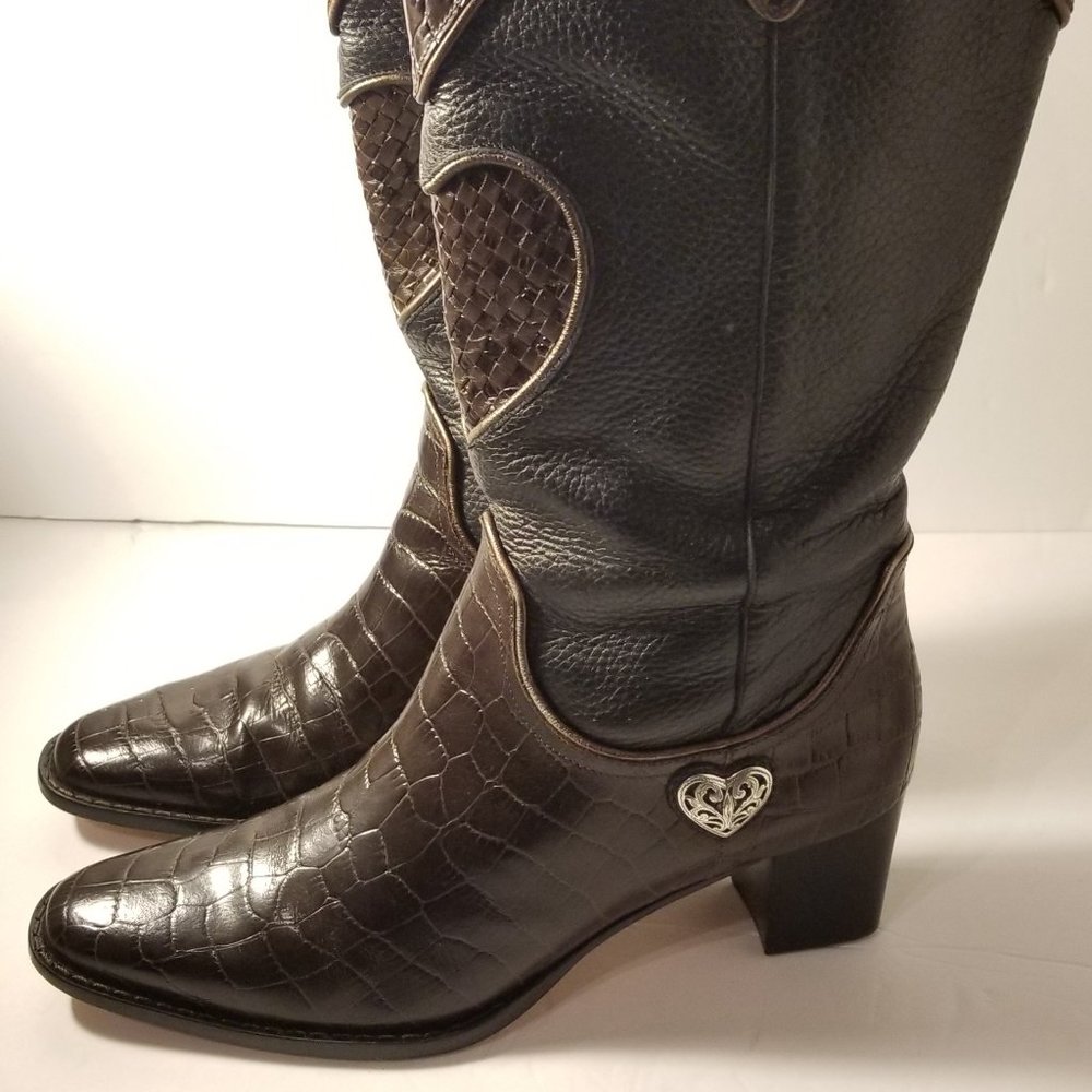 Brighton Cowboy Boots Women's Size 9M